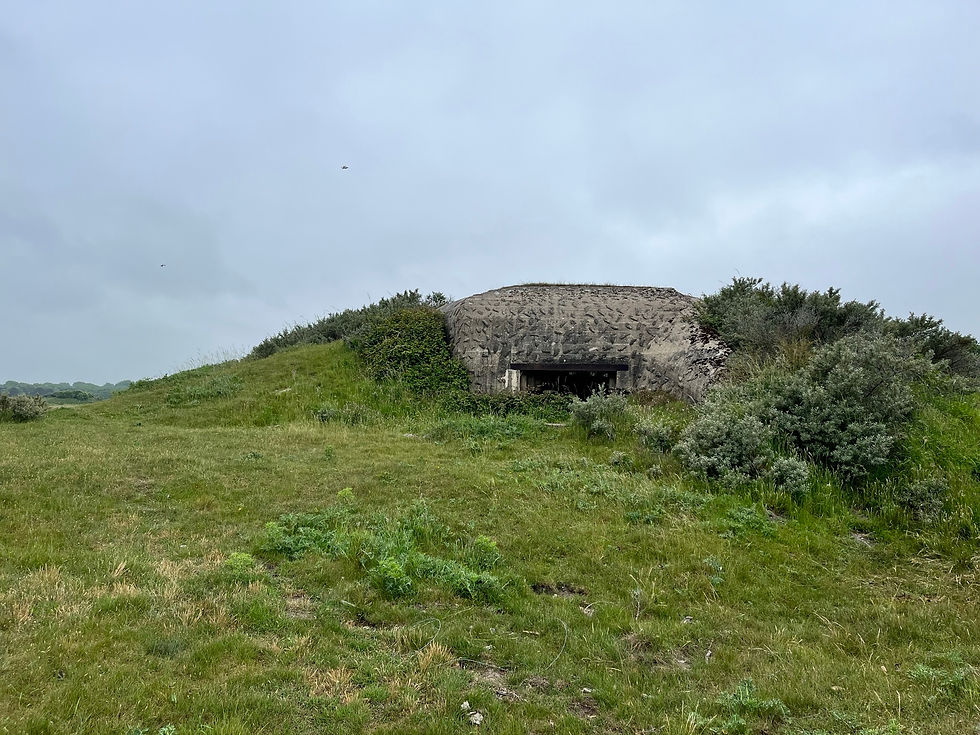 R680 casemate at Wn Rosamunde. Copyright NormandyBunkers