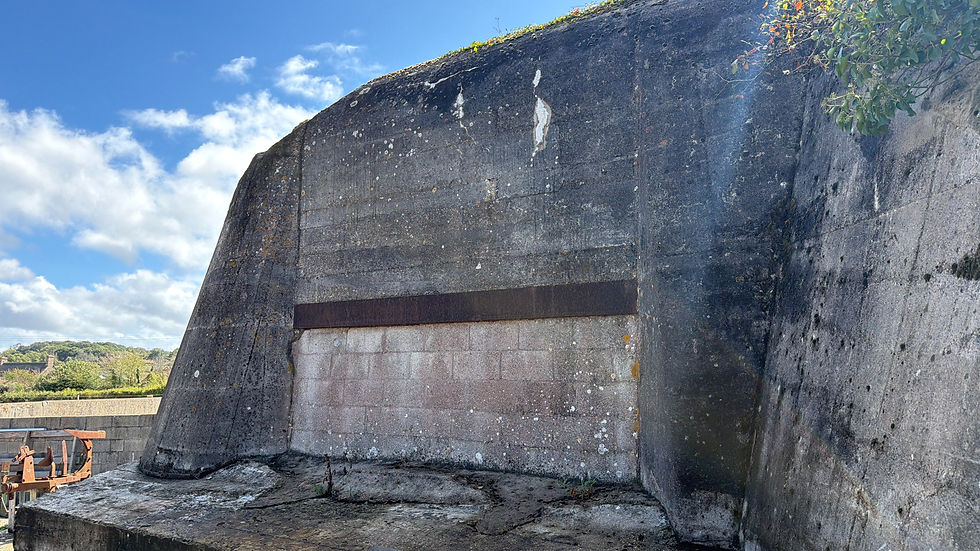 Wn131a Intheville R677 casemate. Copyright NormandyBunkers