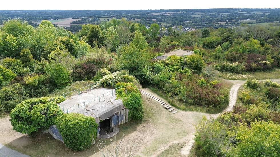 R679 casemates at Vill013 Mont Canisy. Copyright NormandyBunkers