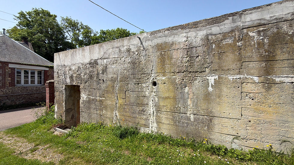 Wn Senneville Vf unterstand shelter. Copyright NormandyBunkers