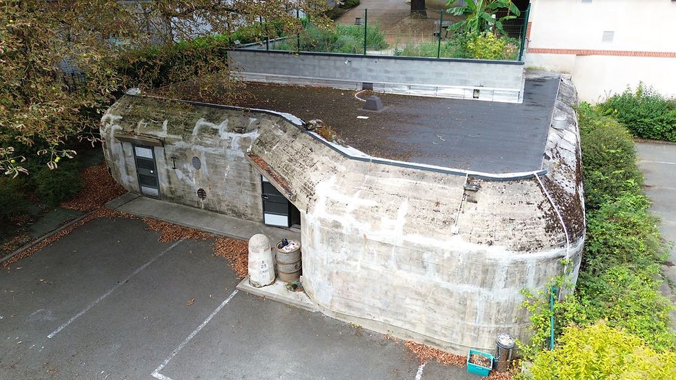 Dollmann bunker Le Mans. Copyright NormandyBunkers