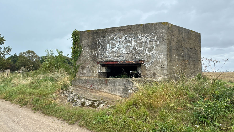 R680 casemate at Tre09 Le Treport. Copyright NormandyBunkers