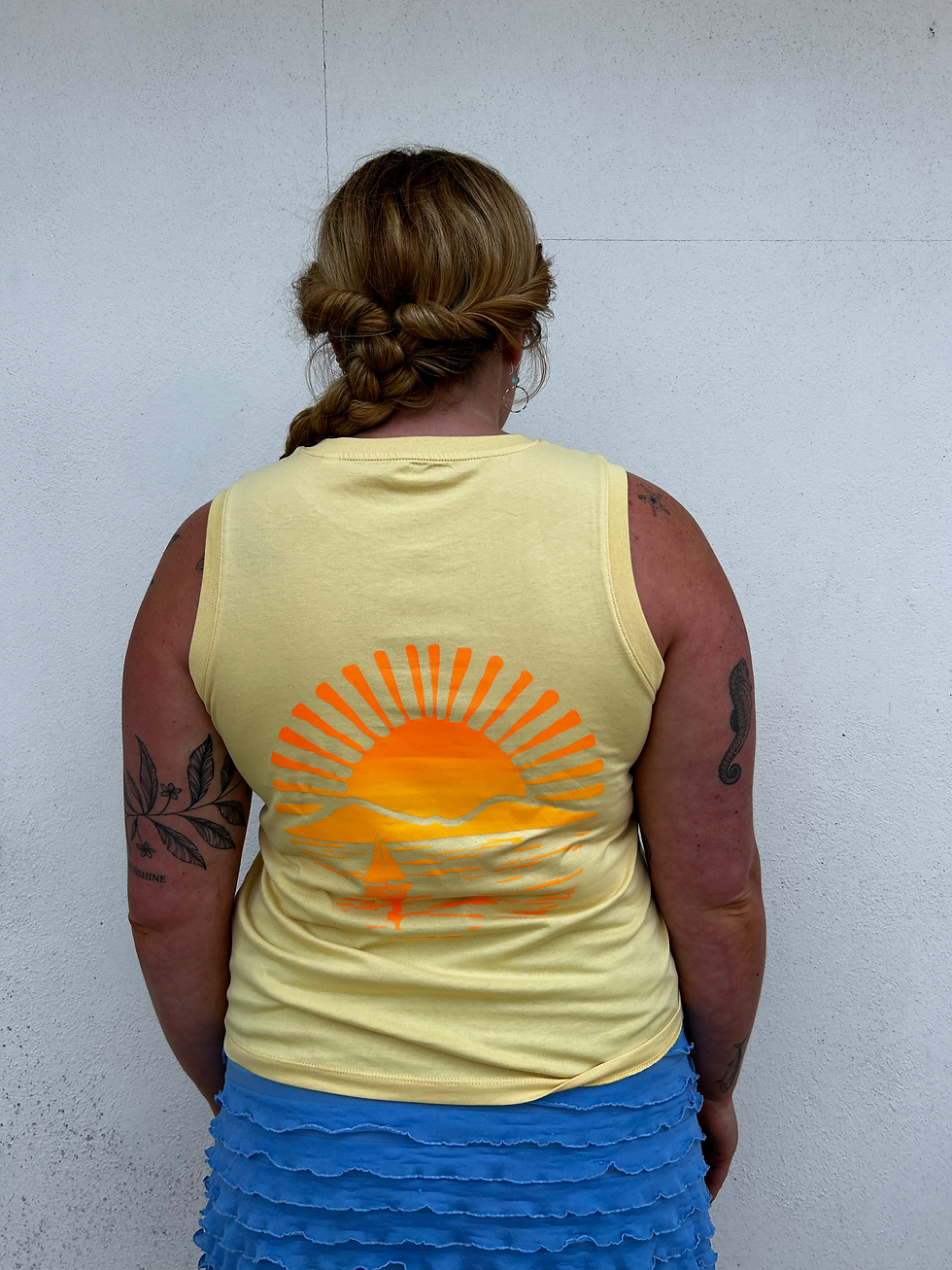 Thumbnail: Summer Haze Tank Top - Yellow