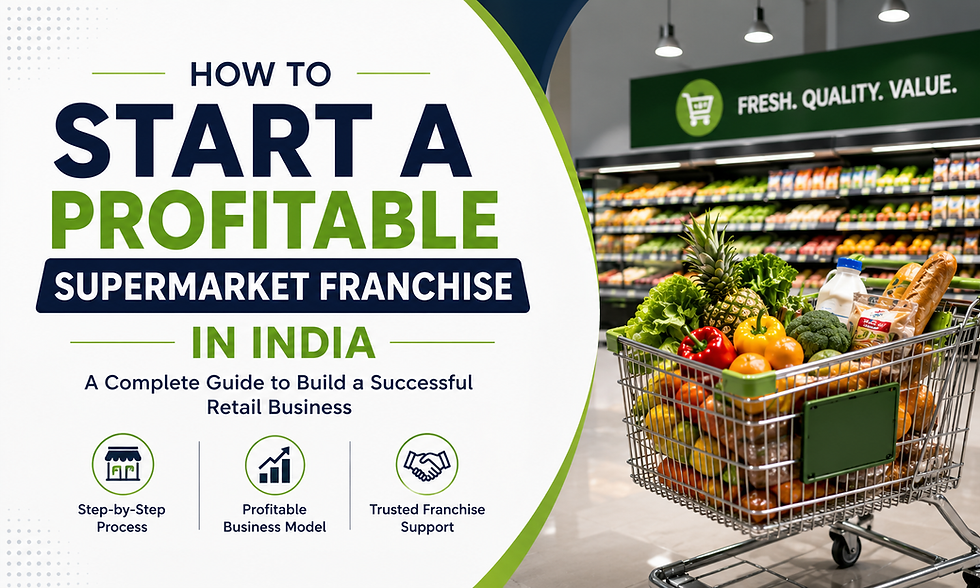 How to Start a Profitable Supermarket Franchise in India