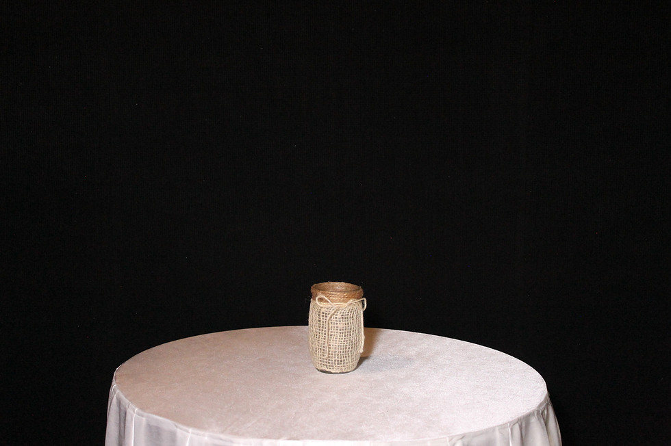 Thumbnail: Burlap Mason Jar (mini)