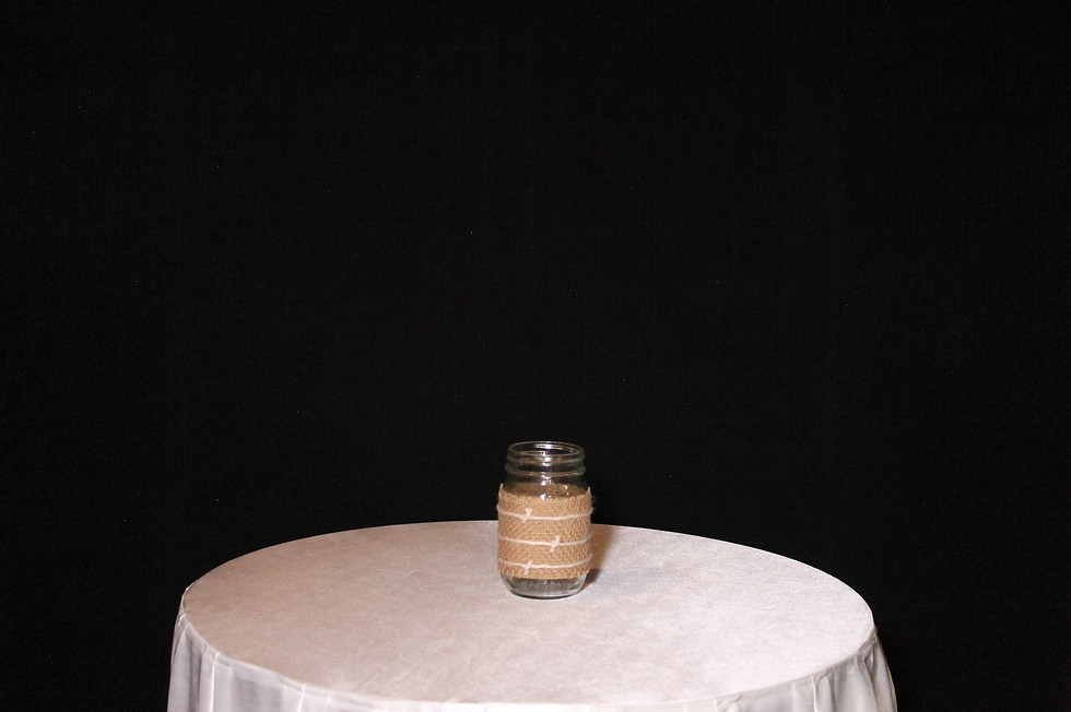 Thumbnail: Burlap Mason Jar (mini)