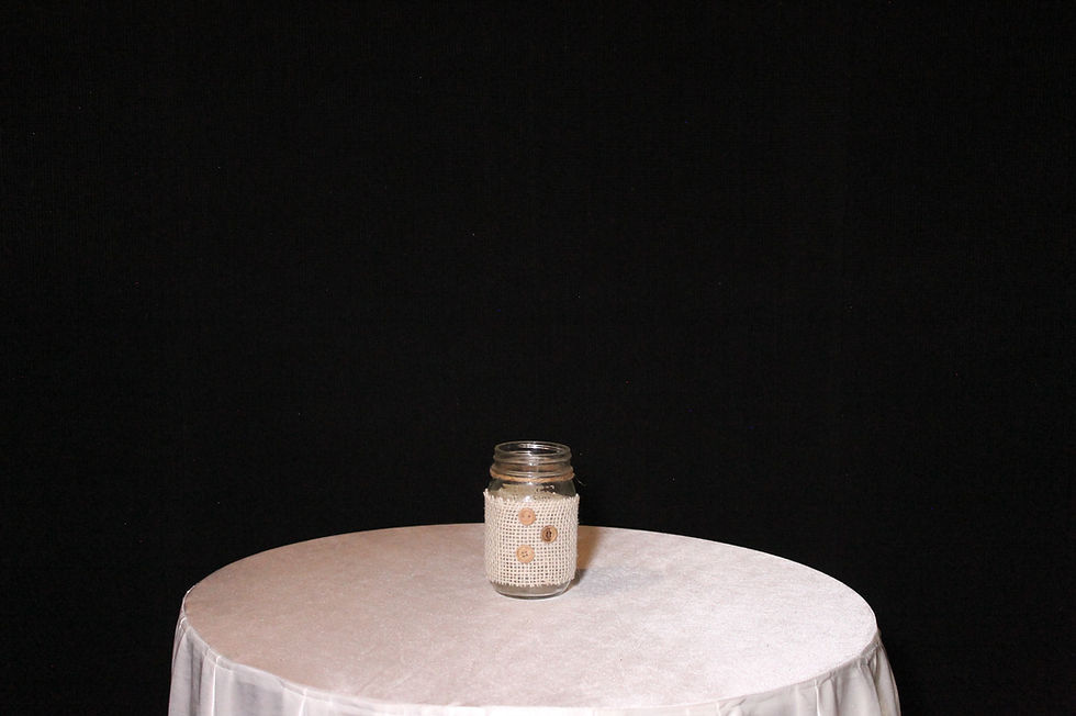 Thumbnail: Burlap Mason Jar (mini)