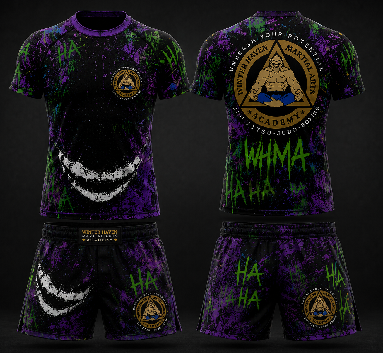 Chaos Smile No-Gi Rashguard & Fight Shorts Set