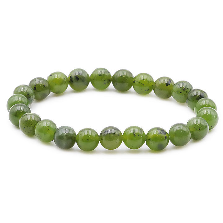 JADE NEPHRITE - 8MM - AA