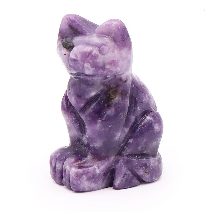 LÉPIDOLITE- CHAT 50mm - A+