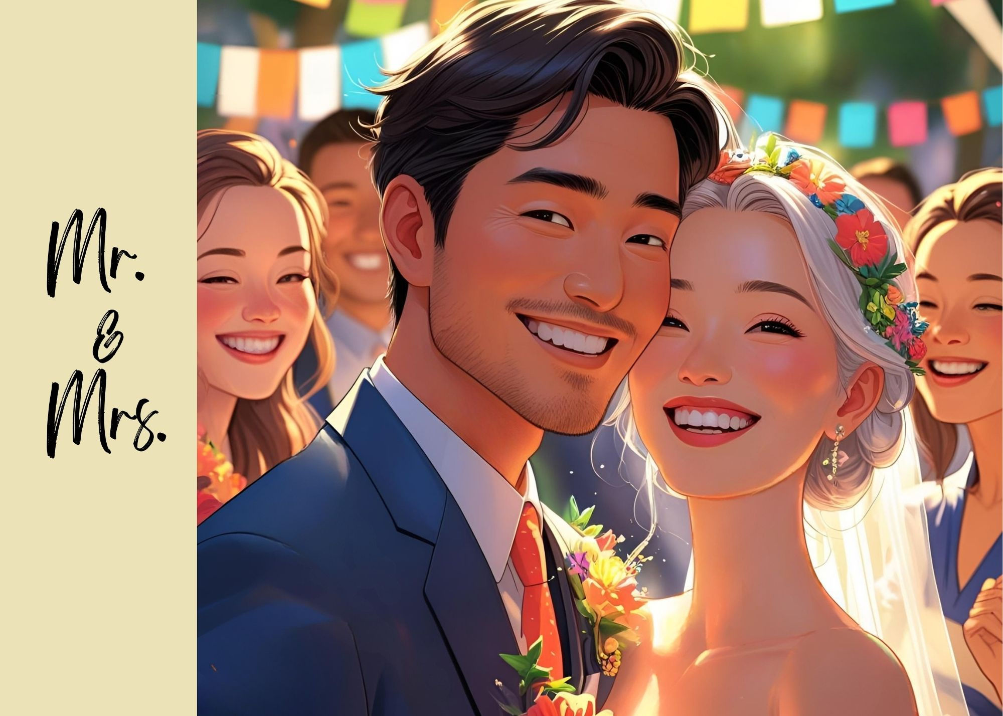 Mr. & Mrs.-Asian