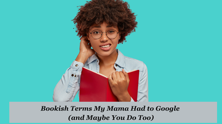 A woman confused by bookish terms