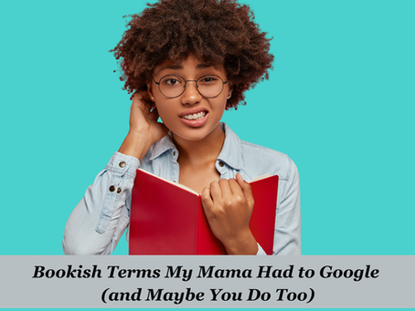 A woman confused by bookish terms