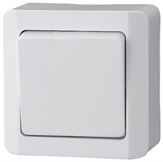Strömbrytare, inkl. ram. Tillverkade i termoplast. 16A, 250V.

2-polig. 65x65 mm. 5 SB.