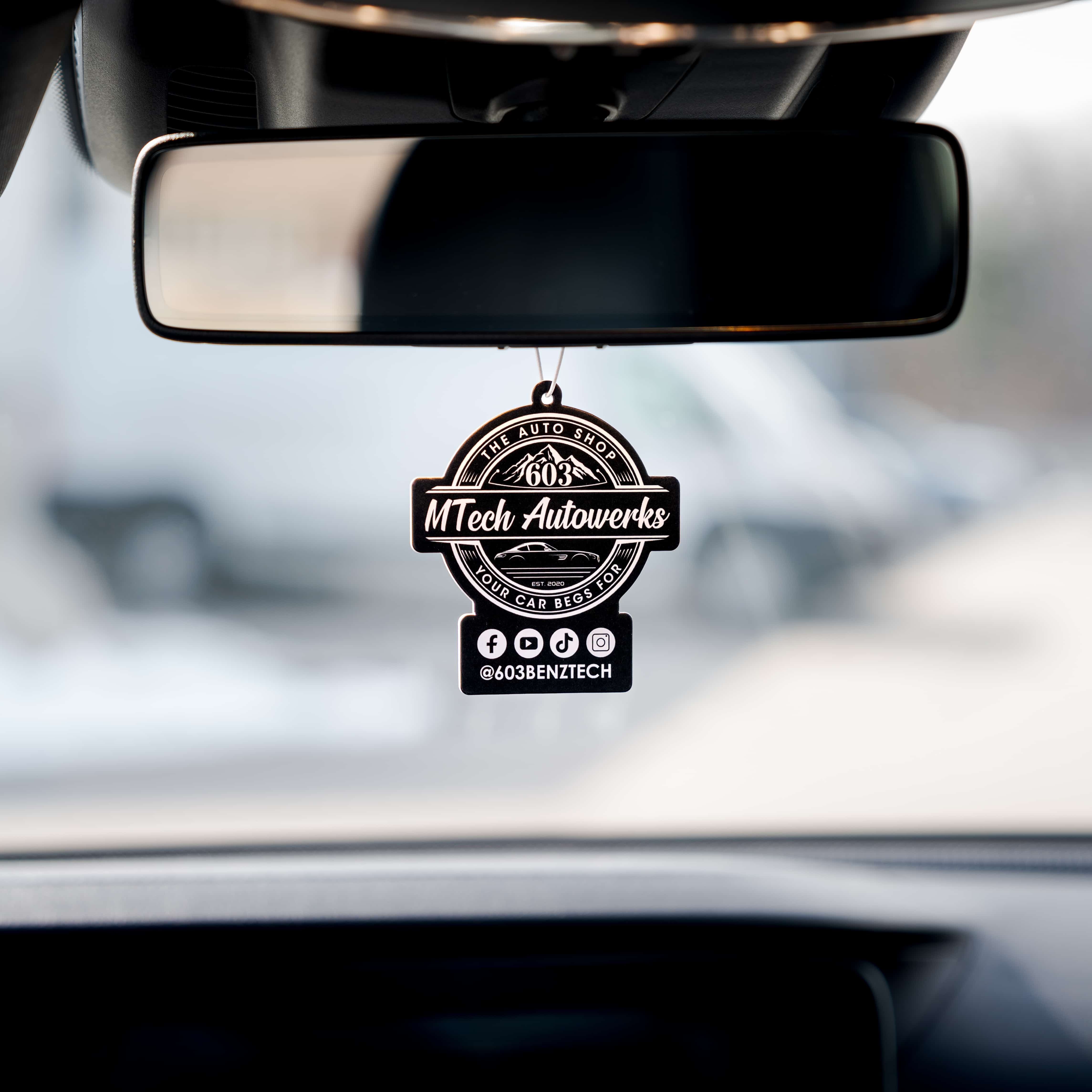 603 MTech Autowerks Air Freshener Hanging