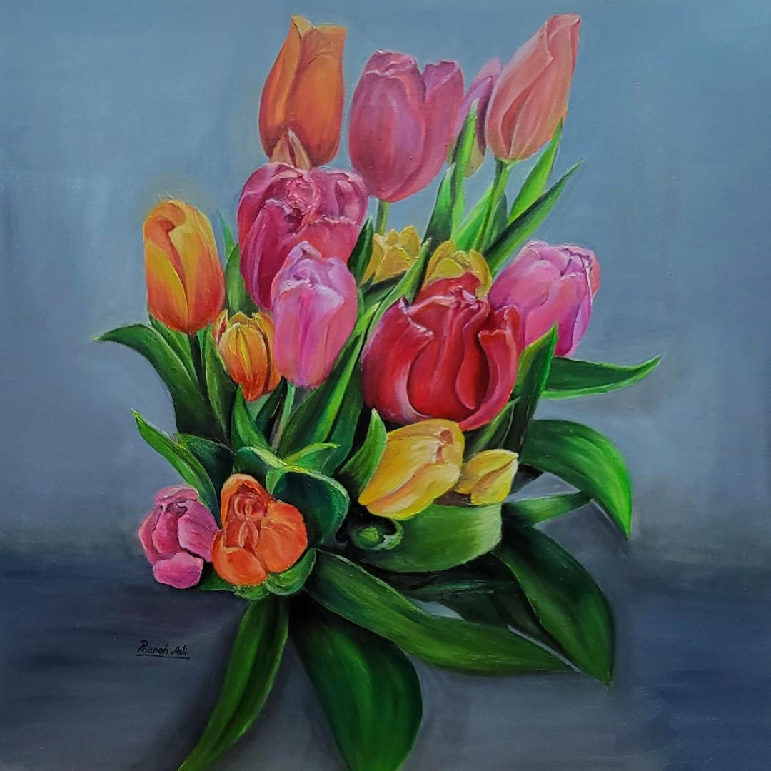 My birthday flowers from my son