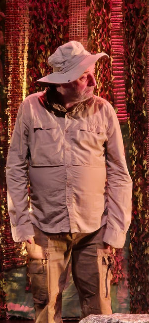 Troupe Acour en pleine représentation de Voyage en Terre Maya