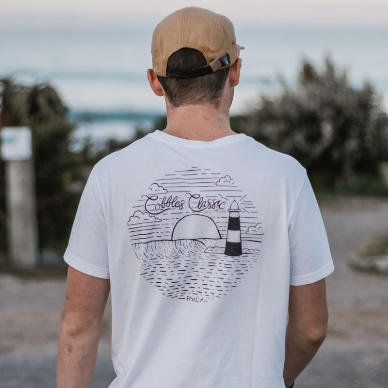 Pique Polo — Navy — View