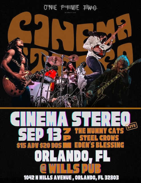 The Steel Crows supporting Cinema Stereo