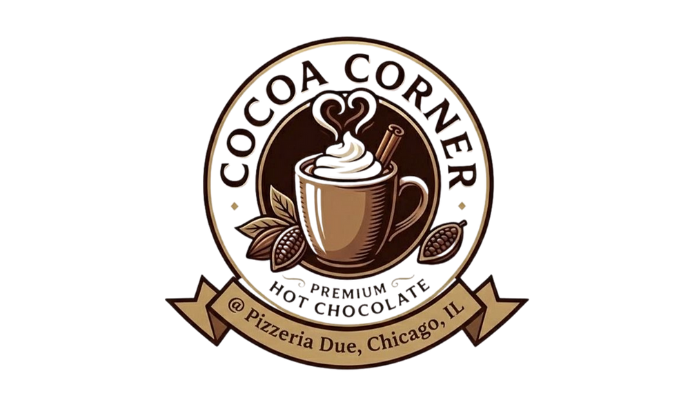 Sweet Spot logo with hot chocolate, Pizzeria Due, Chicago, IL
