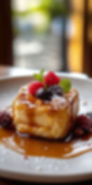 Brioche perdue caramel beurre salé