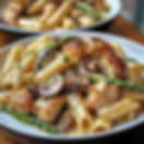 Penne poulet & champignons
