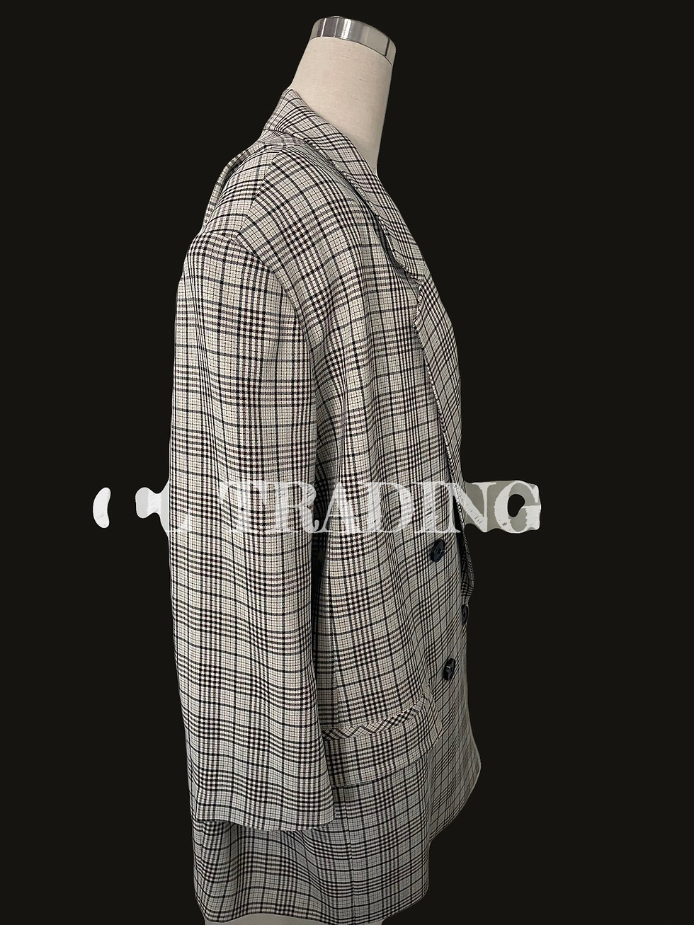 Thumbnail: Check Woven Jacket with Lining