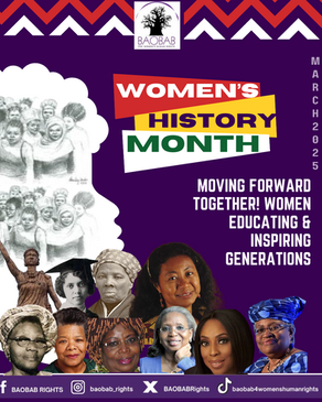 PRESS STATEMENT-Baobab for Women’s Human Rights (BAOBAB) Kicks Off Women’s History Month 2025 Campaign