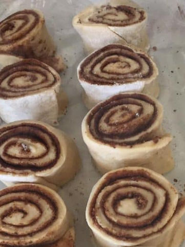receita cinnamon rolls