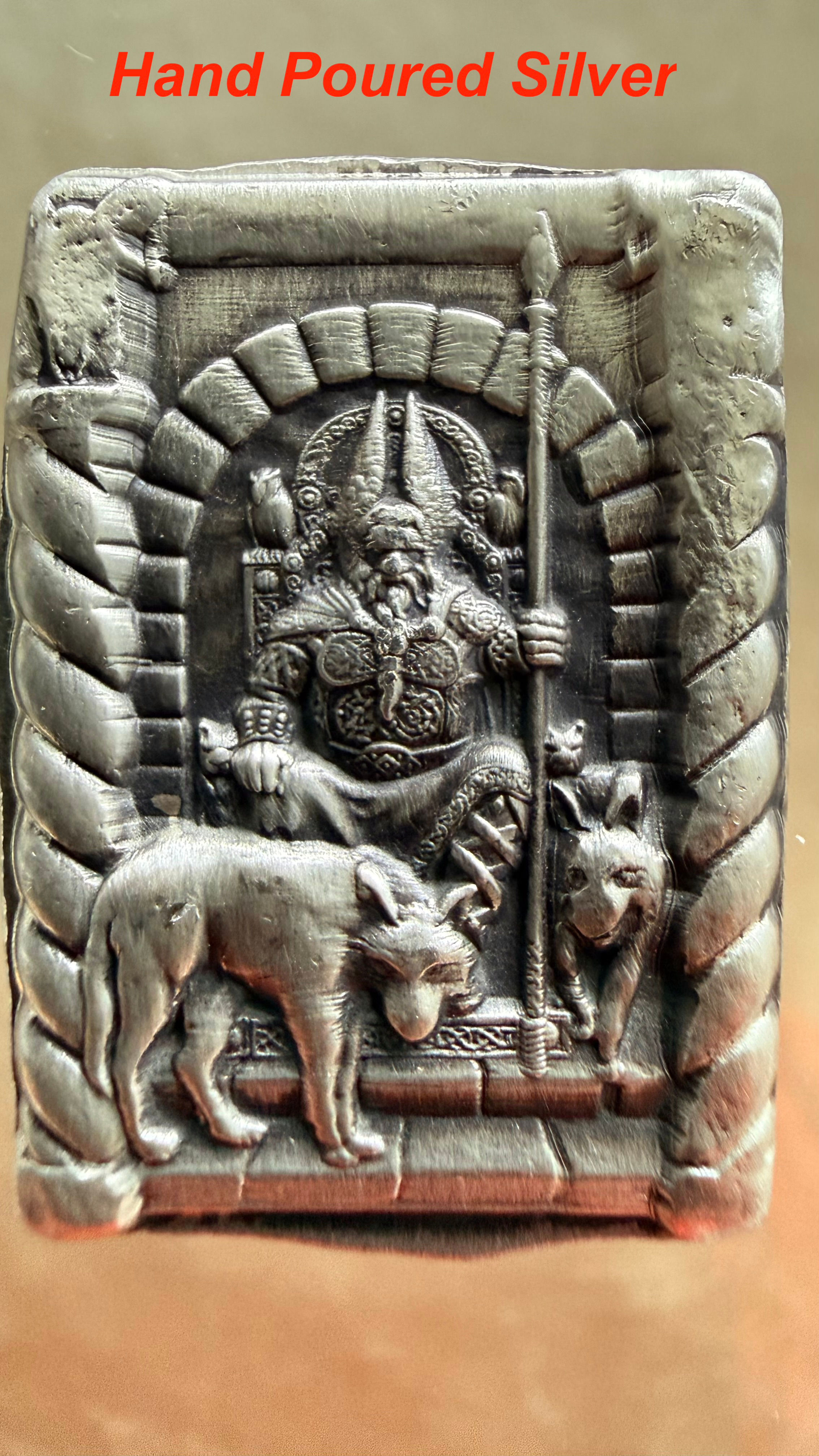 1 Oz Silver Bar - Odin - Norse god of war