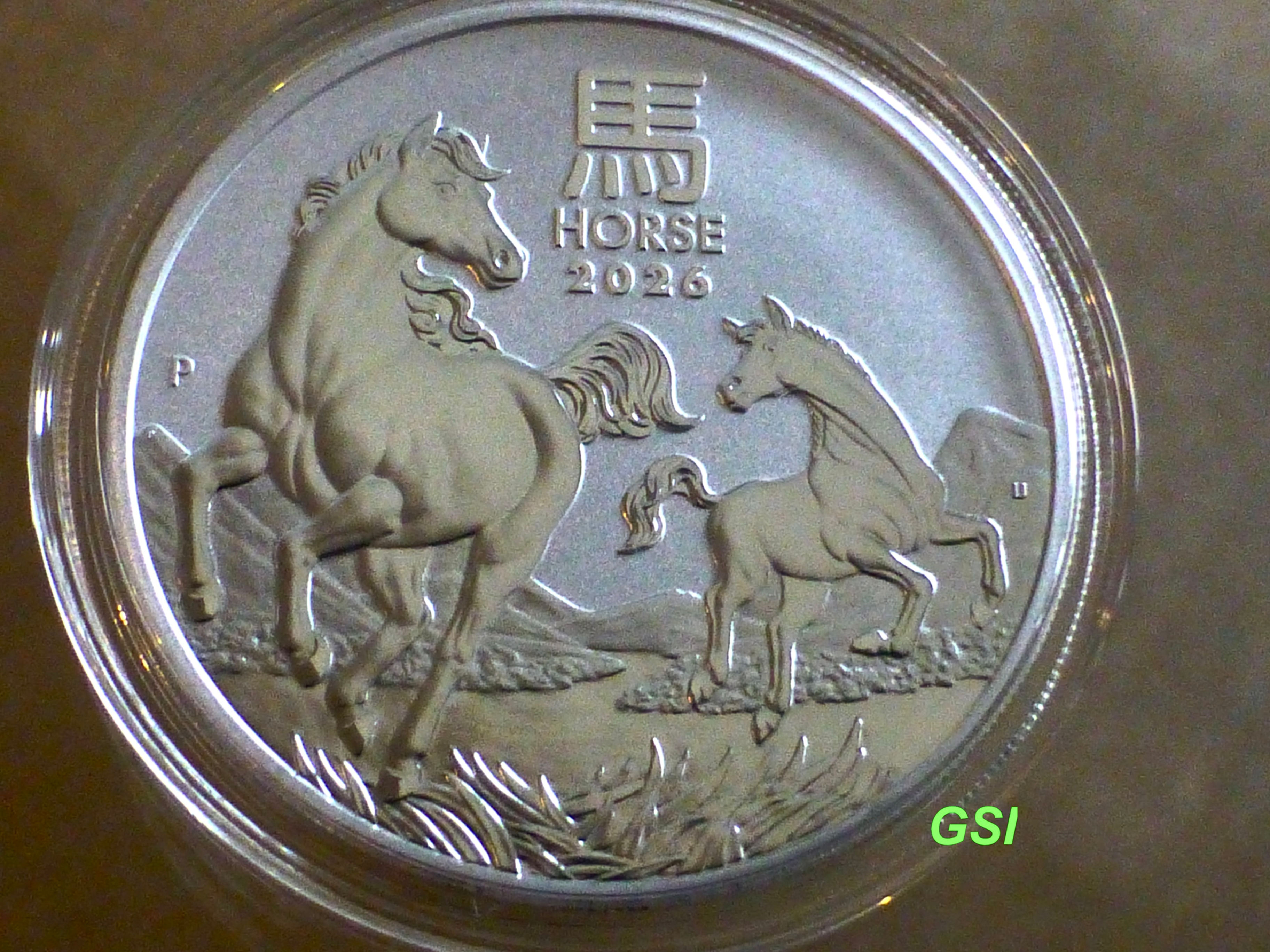 5 Oz Silver Coins - 2026 Lunar Horse Perth Mint