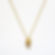 Jasmine | Collier bohème corne agate verte et pyrite