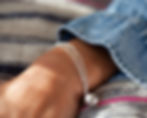 bracelet ethnique - bracelet ethnique multi rang perles d'argent pampille boule - the boho society