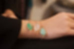 bracelet boheme plaqué or et pierre fine- bracelet boheme chic - bijou de createur -  the boho society