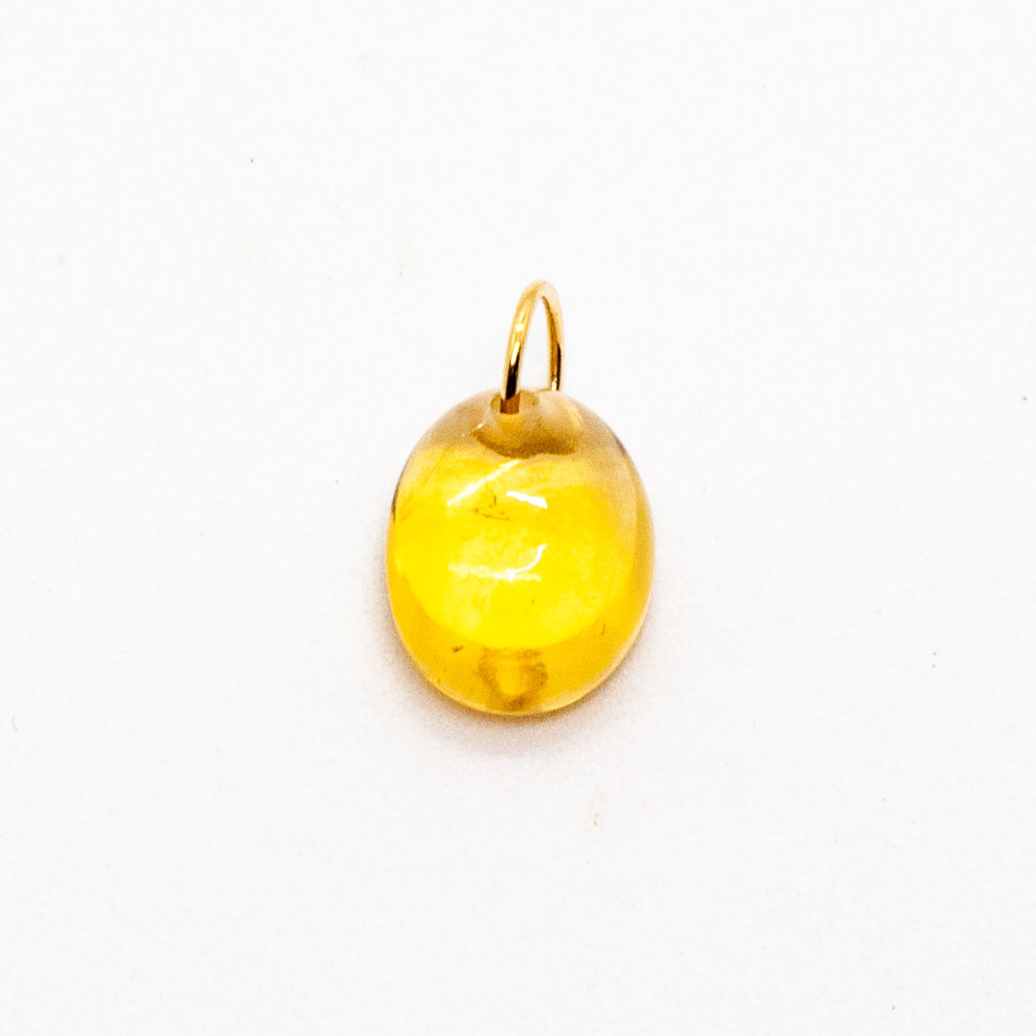 charm pierre naturelle - charm pierre naturelle semi précieuse de citrine et anneau or massif - the boho society