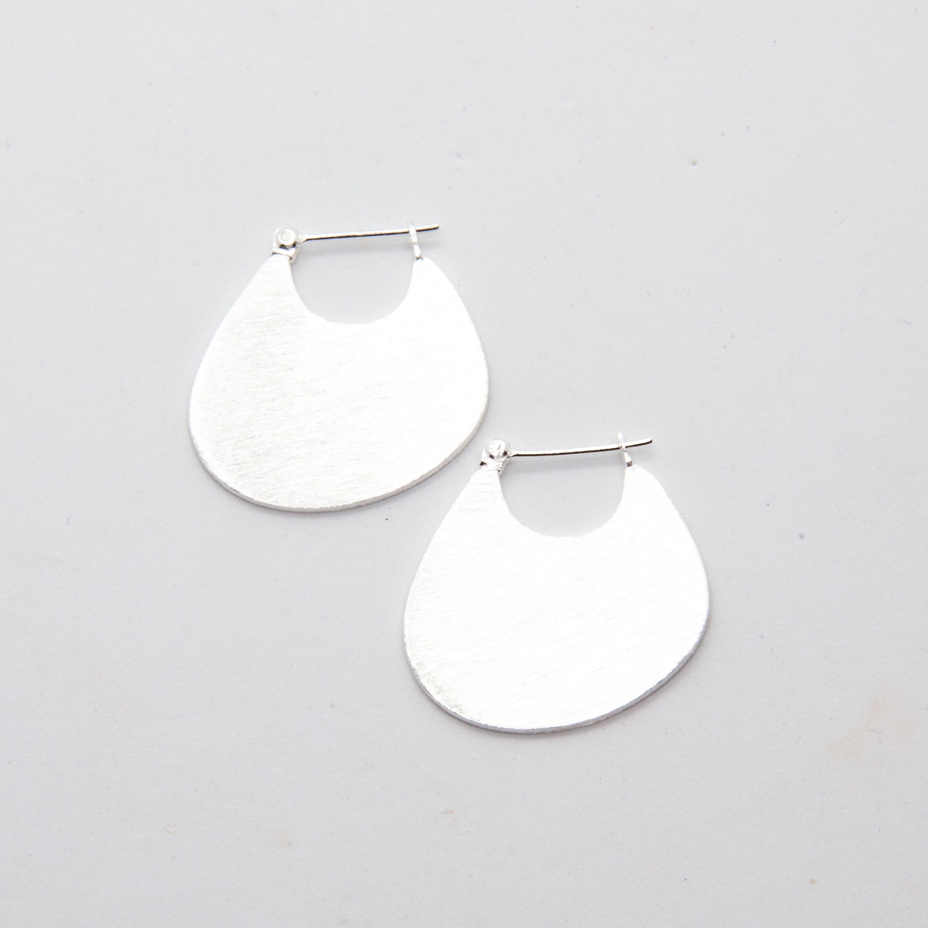 boucles d'oreilles argent - boucles d'oreilles argent massif 925 style géométrique - the boho society