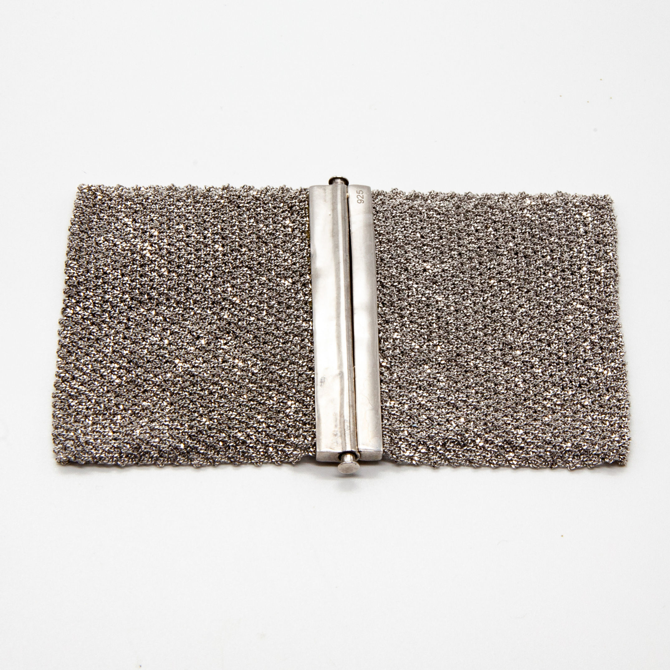 Roman | Bracelet manchette de chaines tressées en argent 925