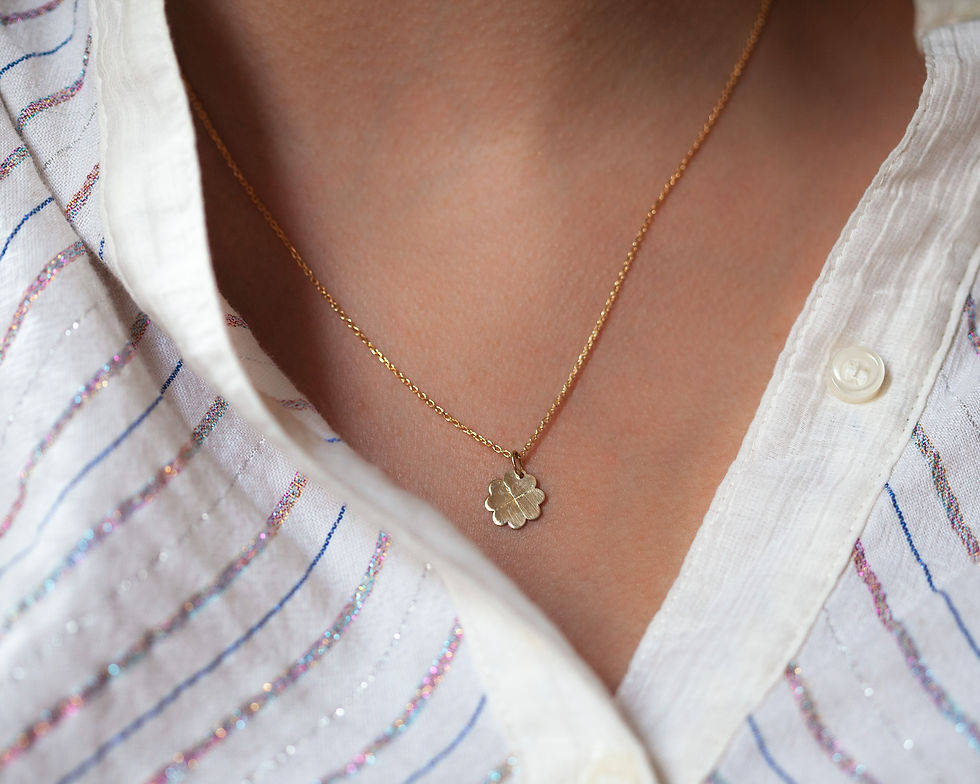 Miniature : Trefle | Charm en or 18 carats