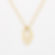 Thea | Collier feuille en or