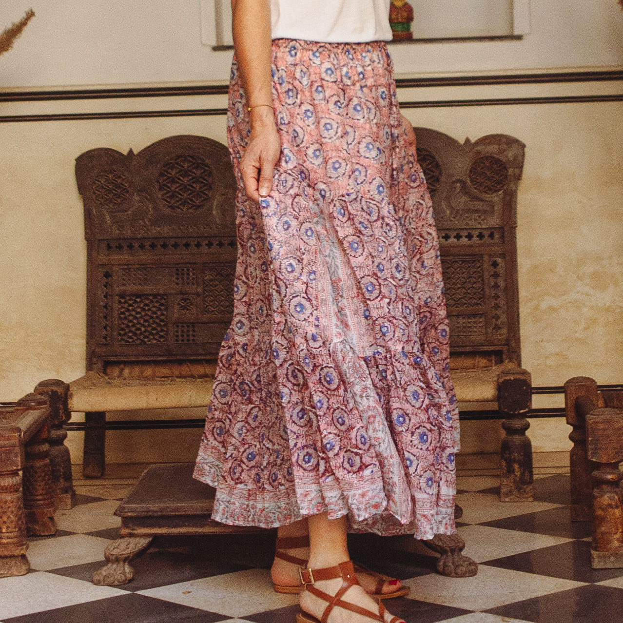 Taj No 1 | Jupe longue bohème chic