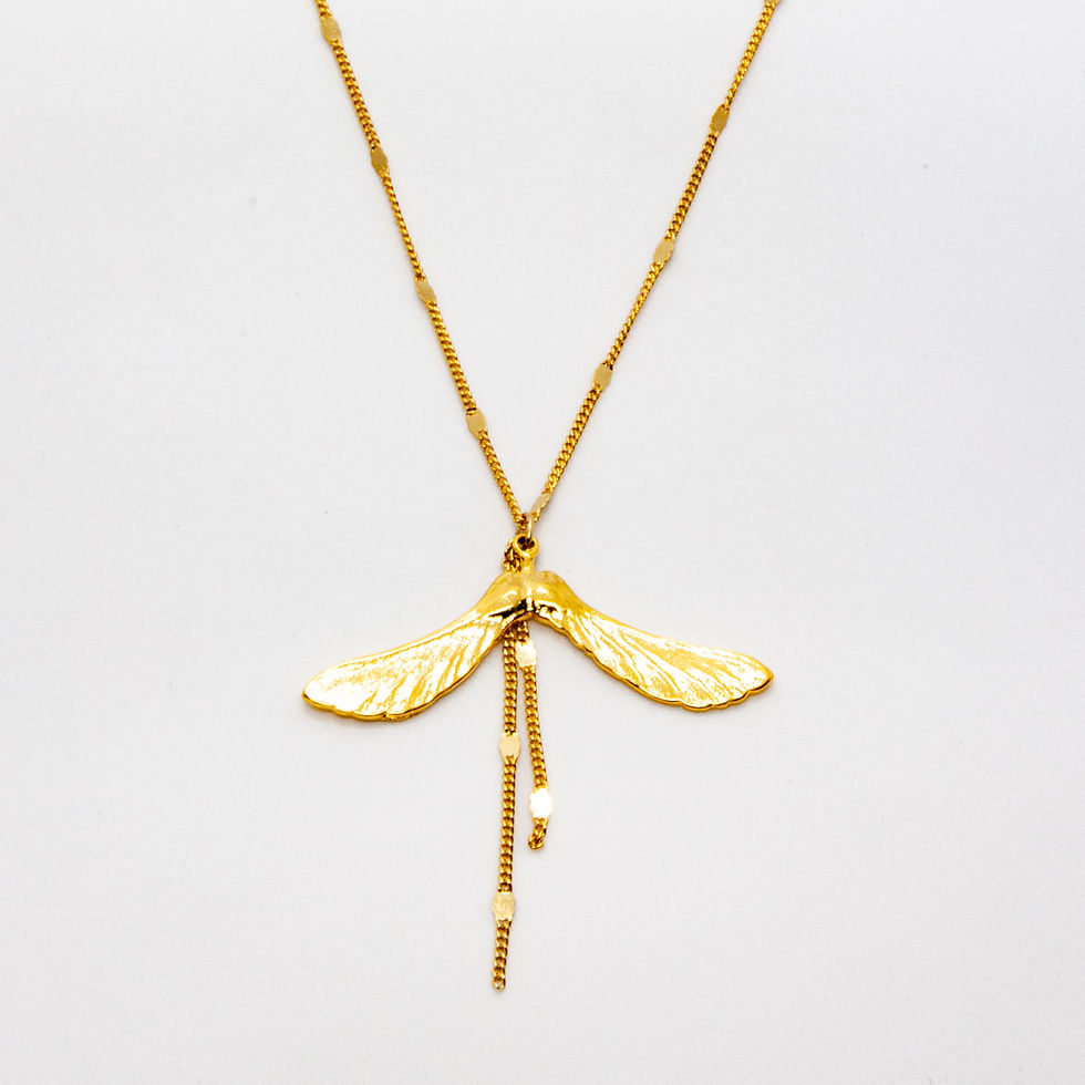 Miniature : Samare | Collier de créateur en plaqué or