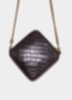 The boho society-sac en cuir noir-chaine doree-haute maroquinerie-paris 64
