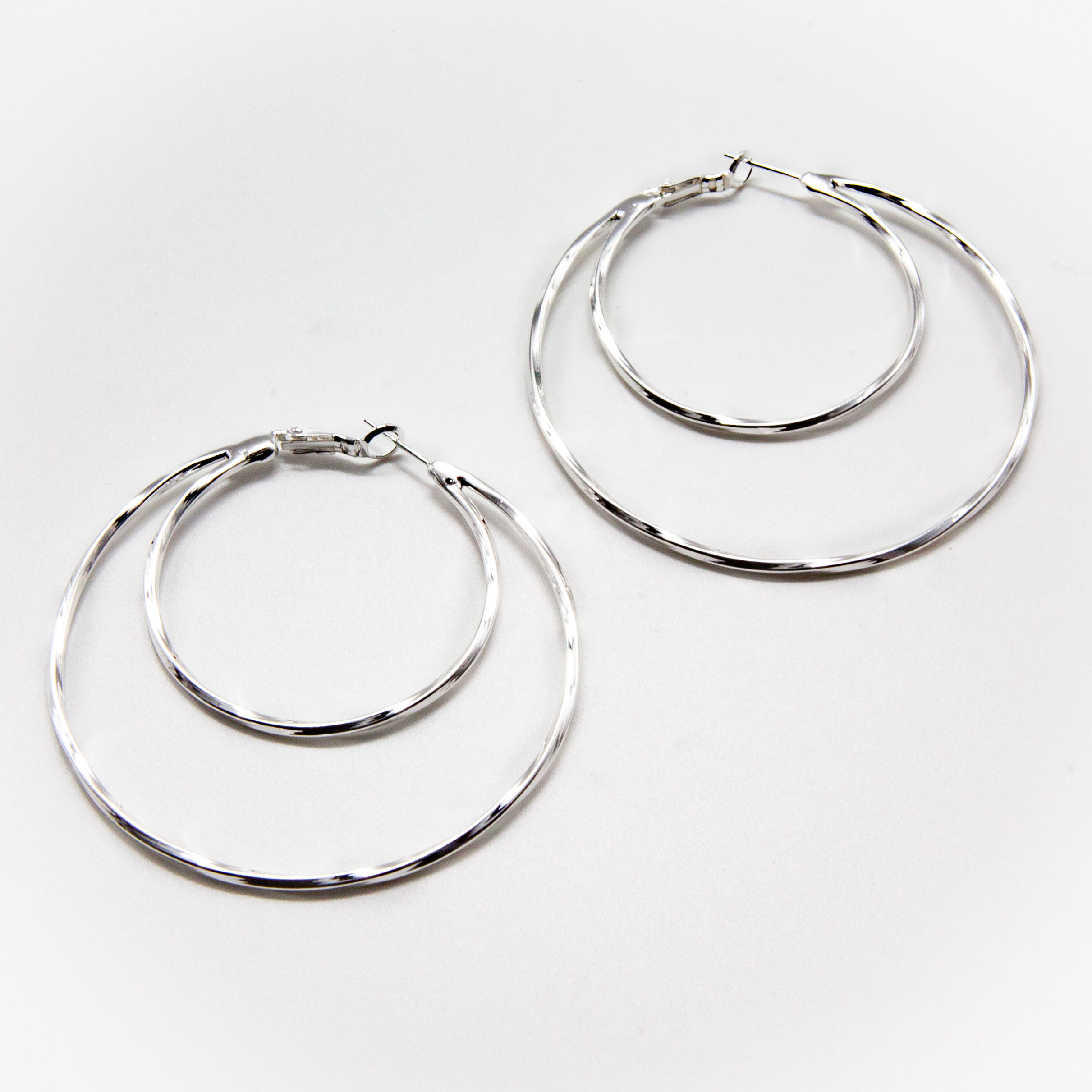 Ronda | Boucles d'oreilles creoles argent