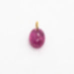 charm pierre naturelle - charm pierre naturelle semi précieuse de tourmaline rose anneau en or massif - the boho society