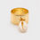 Miniature : Kassi | Bague bohème cauri naturel plaqué or