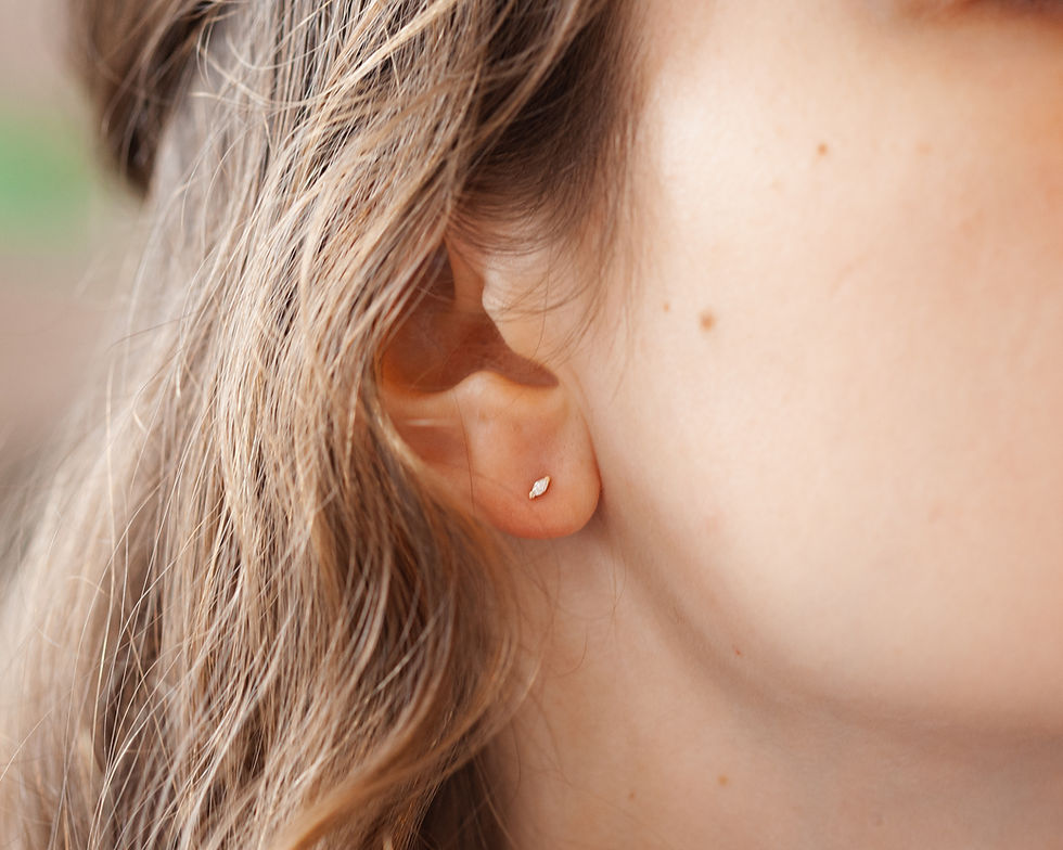 Miniature : Mallia | Boucle d'oreille diamant en or 14 carats