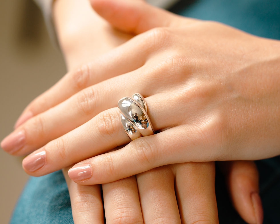 Miniature : Poe | Bague de créateur en argent 925