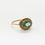 Miniature : Zelma | Bague tourmaline et diamants champagne en or