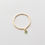 Miniature : Mae | Bague saphir vert en or