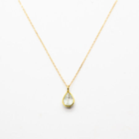 Tamara | Collier aigue marine en or 14 carats